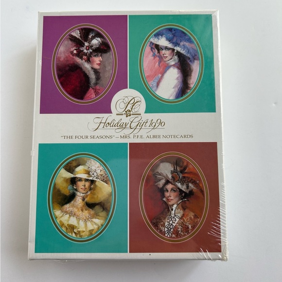 Avon 1990 Holiday Note Cards - Picture 1 of 4